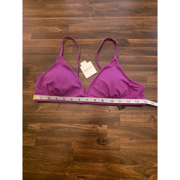 Amazon Essentials Bikini Top Violet Purple Size M Medium Classic Bralette NWT - Picture 2 of 6